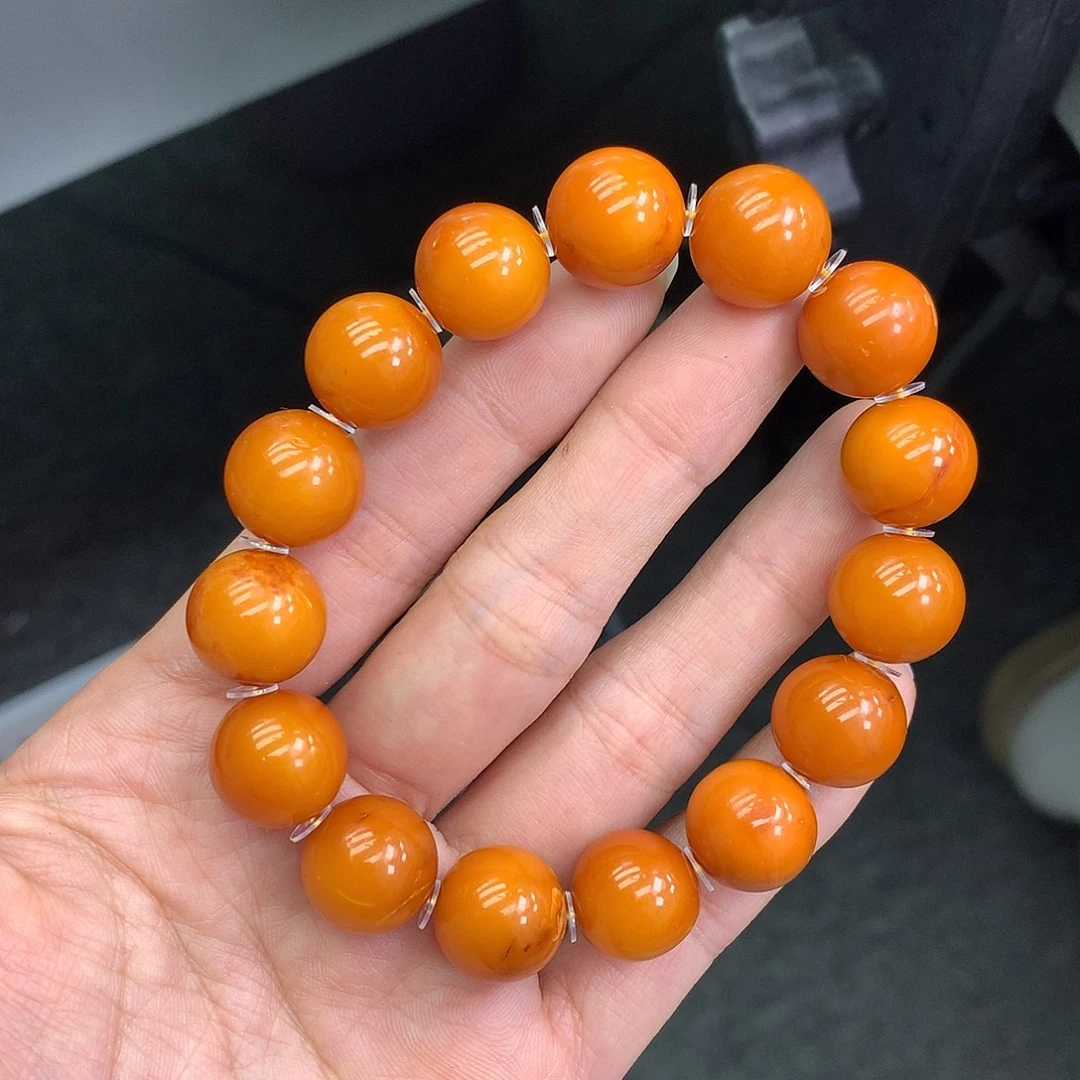 琥珀未镶嵌珠宝奇石13mm➕