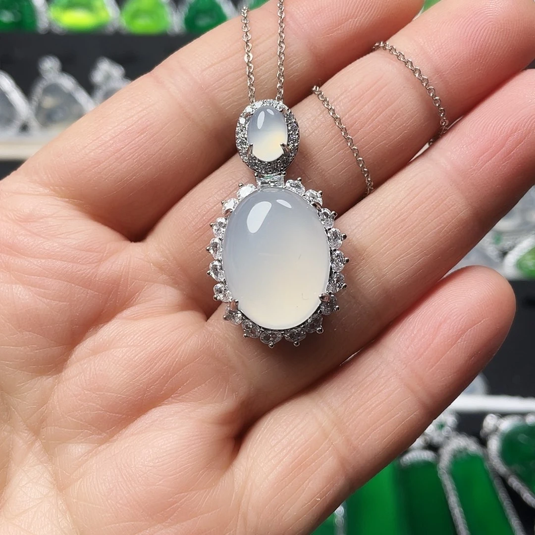 玛瑙/玉髓颈饰合金