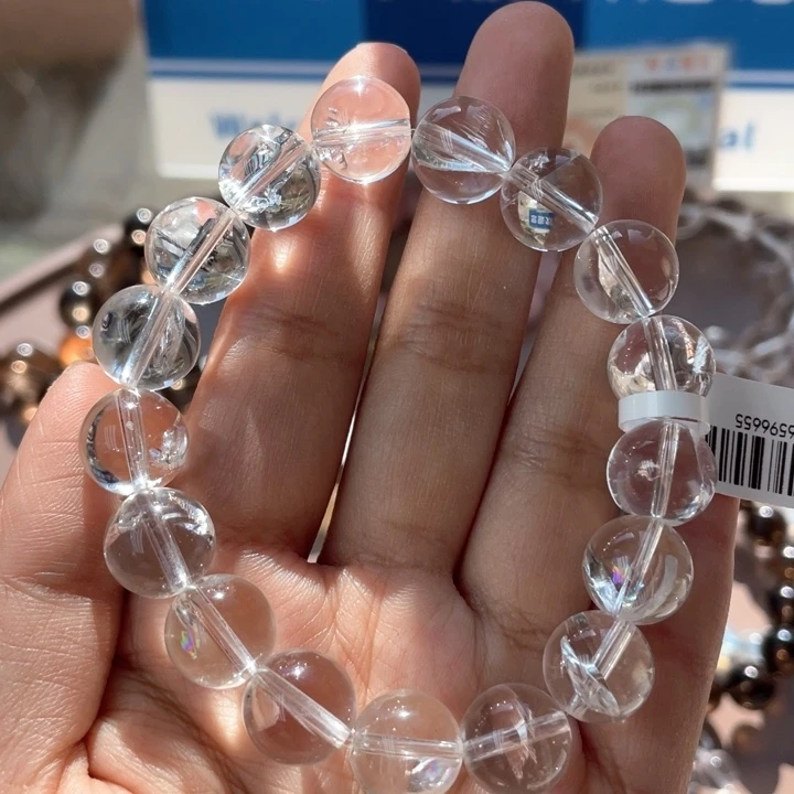 水晶手串未镶嵌白阿塞