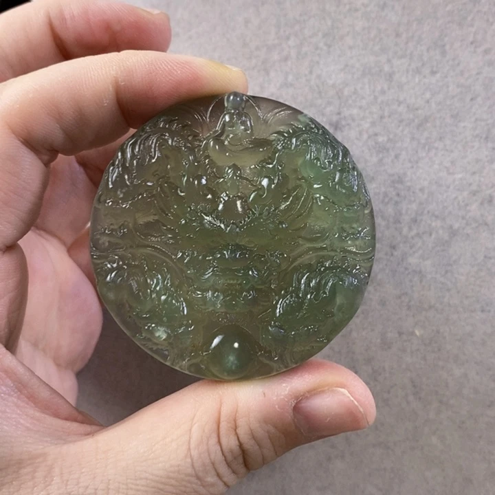 未镶嵌岫玉挂件吊坠