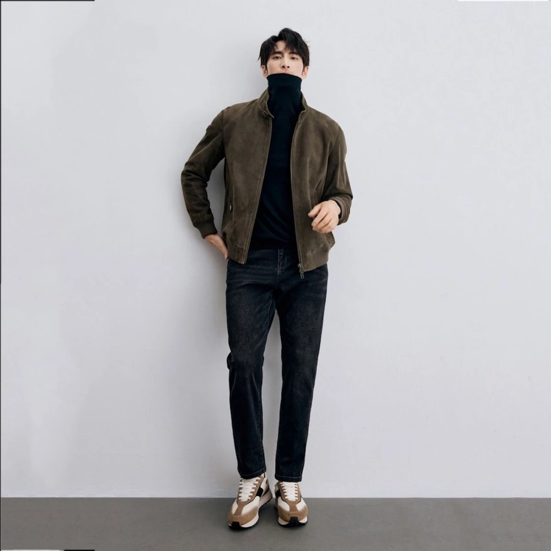 直播专用清仓专用海宁真皮男士外套