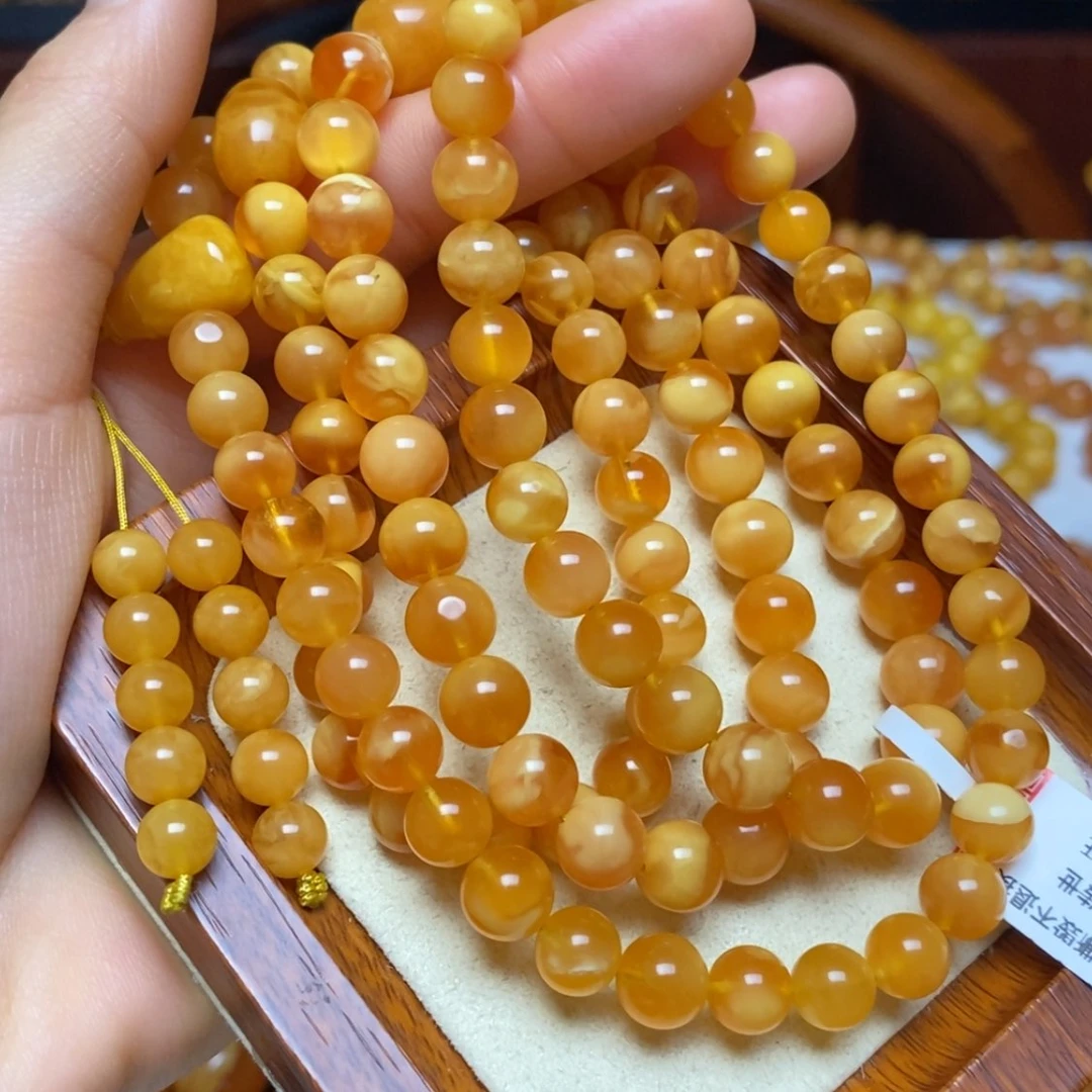 【闪购商品】蜜蜡手链未镶嵌手串