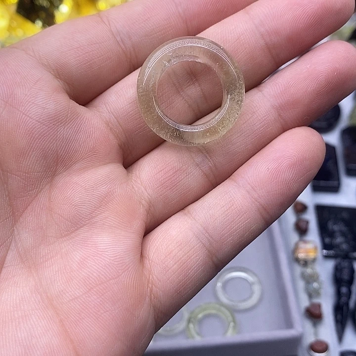 非金属玻璃利比亚戒圈