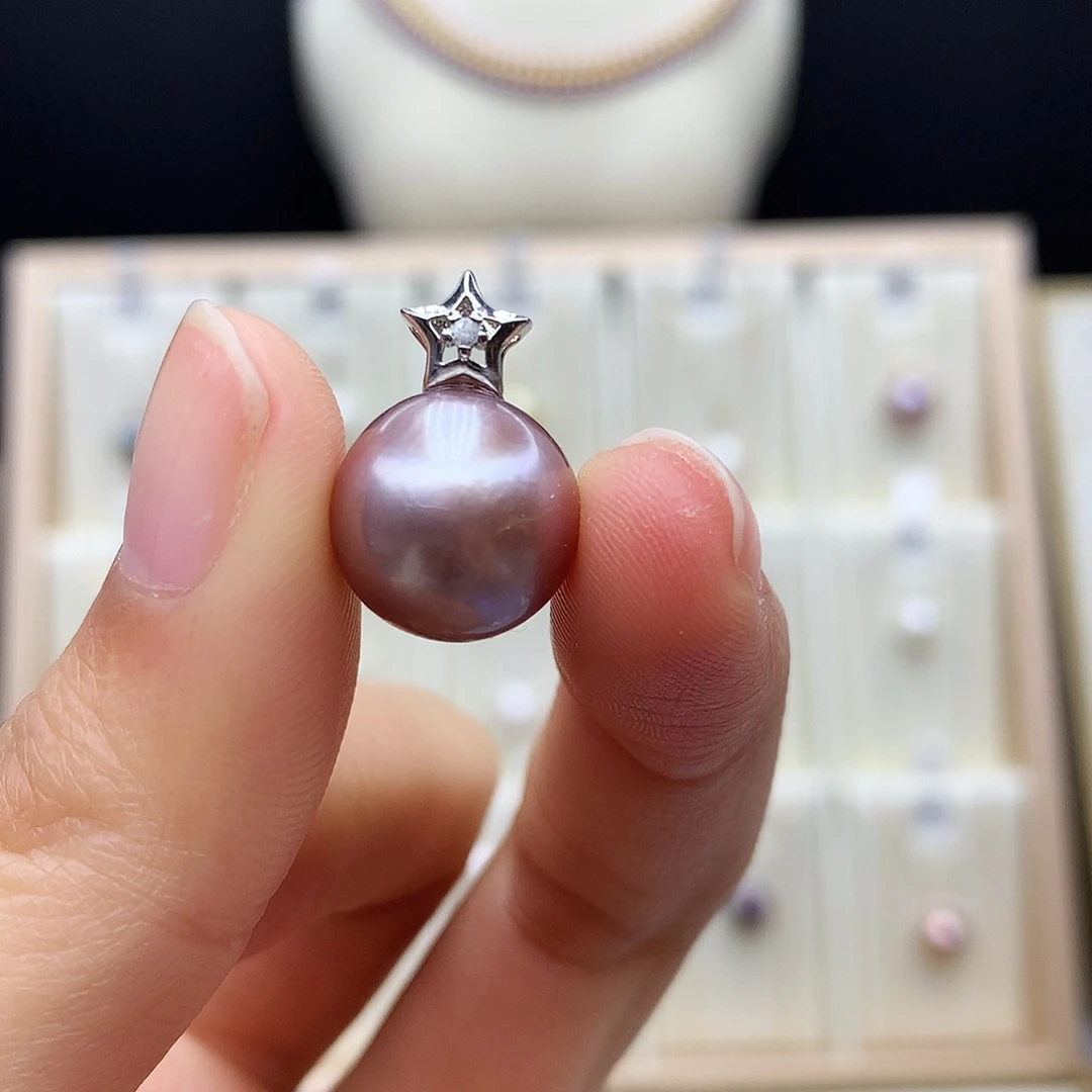 合金淡水珍珠颈饰