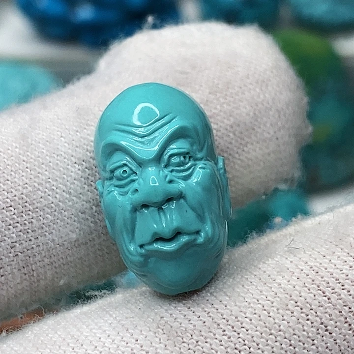 未镶嵌绿松石天然原矿 带武汉地大证书