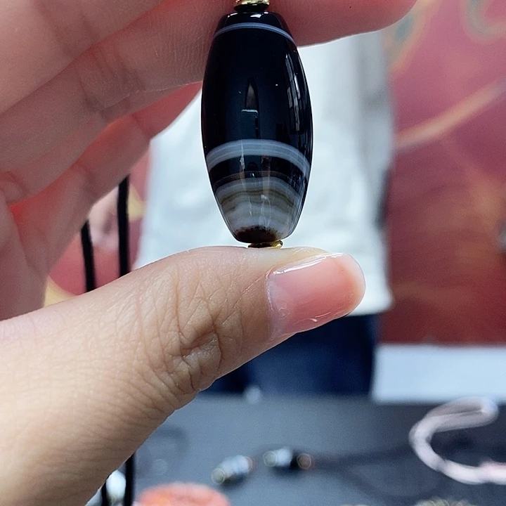 玛瑙/玉髓颈饰合金
