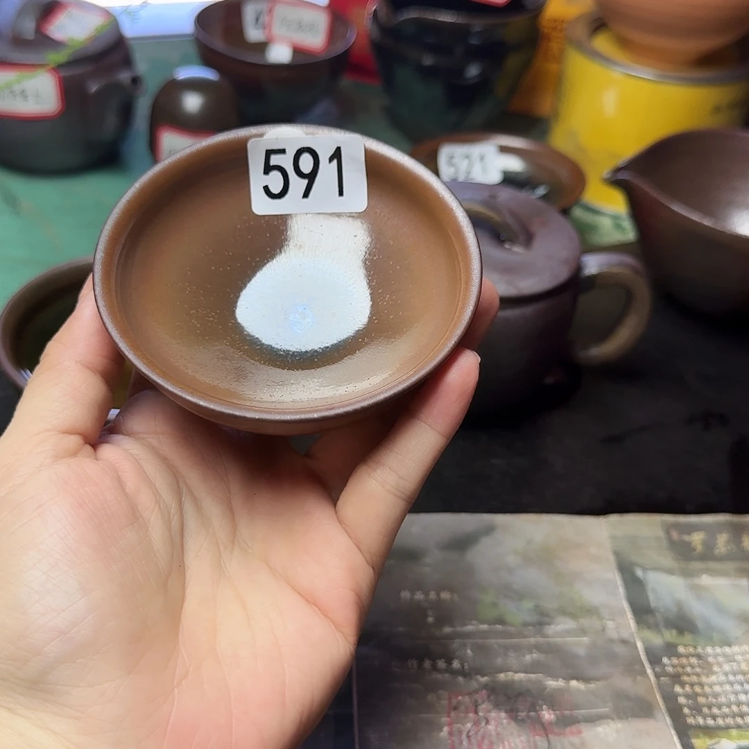 茶盏591 秋罗龙窑柴烧手工主人杯