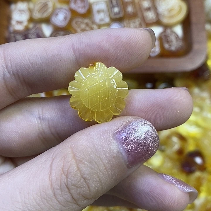 吊坠橄榄核向日葵