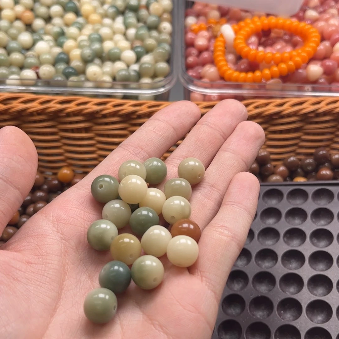 【闪购商品】白玉菩提吊坠z12/100+100颗苹果微瑕