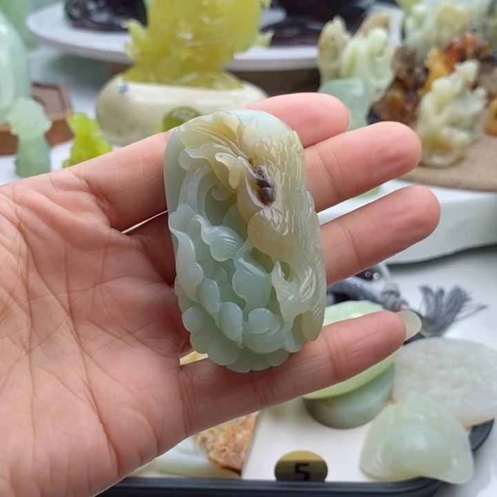 和田玉和田挂件未镶嵌我**啊