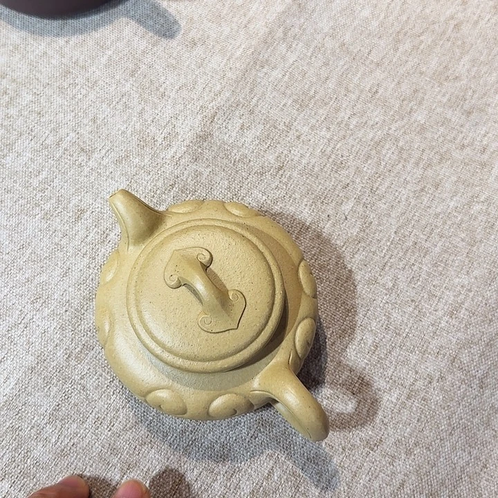 云***轩茶壶紫砂仿古如意本绿