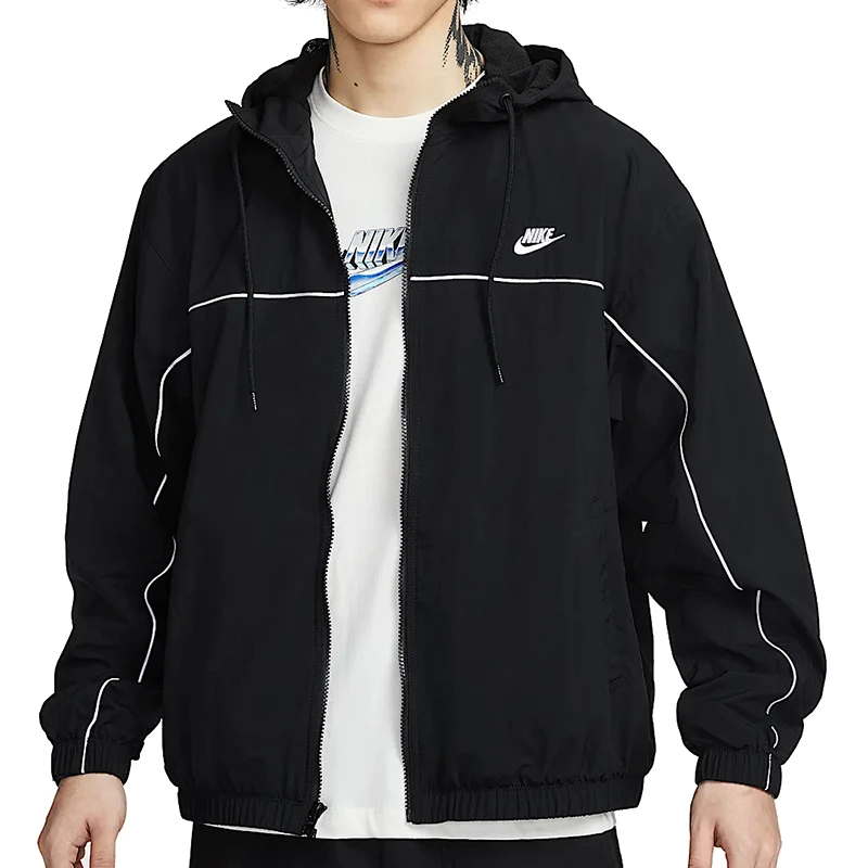 NIKE耐克男子 NK CLUB ATHLETE HD JACKET梭织连帽外套HJ2013-010