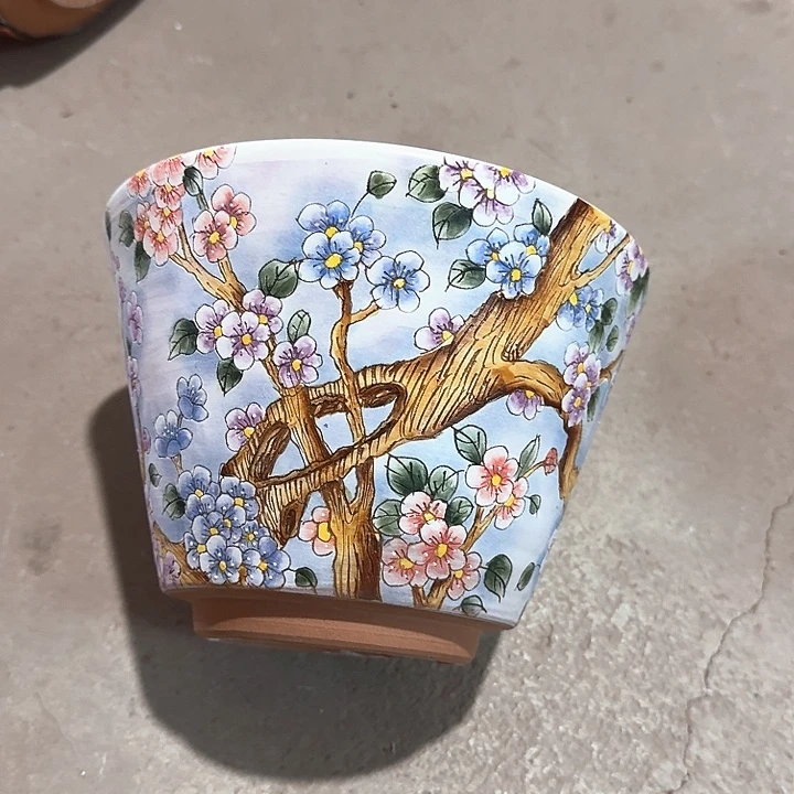 s***夜紫砂花盆默认瑕疵