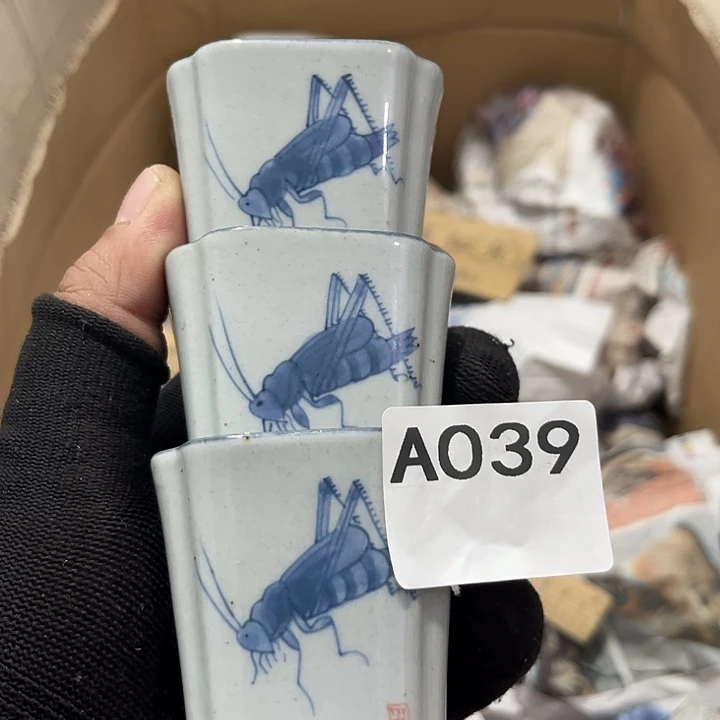 瓷片茶摆件工艺品摆件666