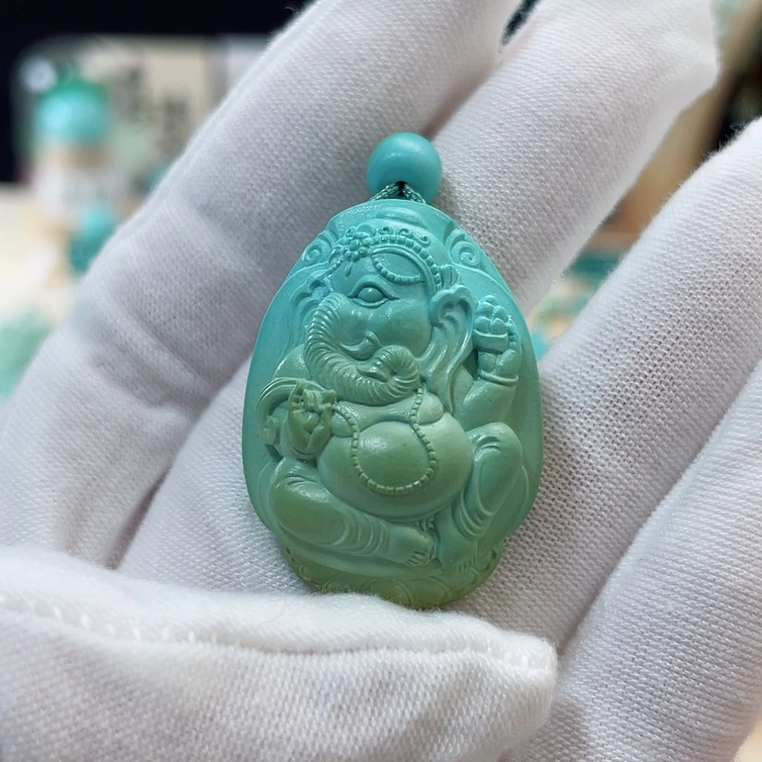 绿松石珠宝奇石未镶嵌