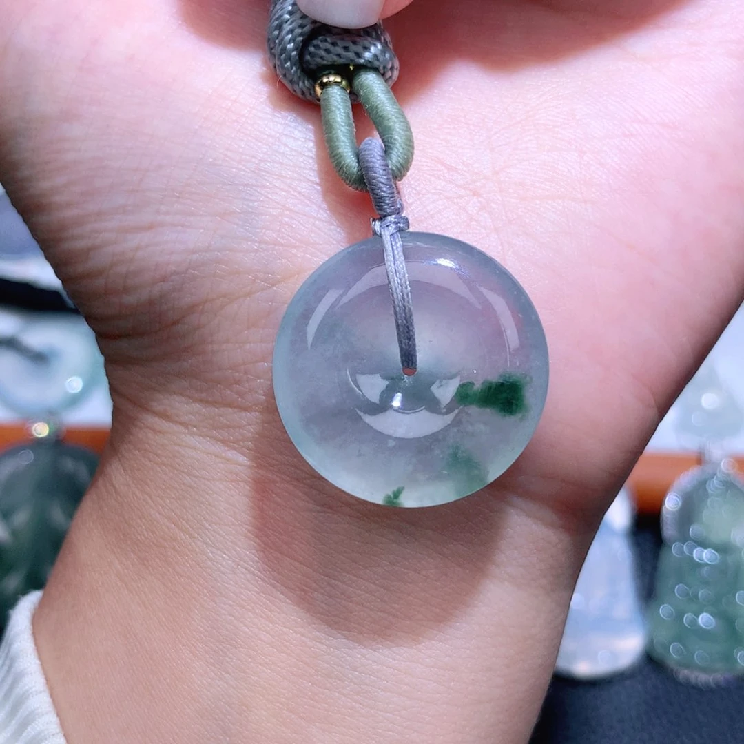 颈饰未镶嵌翡翠扣子