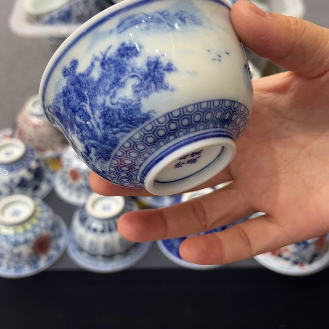 摆件陶景德镇陶瓷领的我