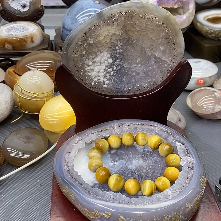 摆件未镶嵌紫晶聚宝盆