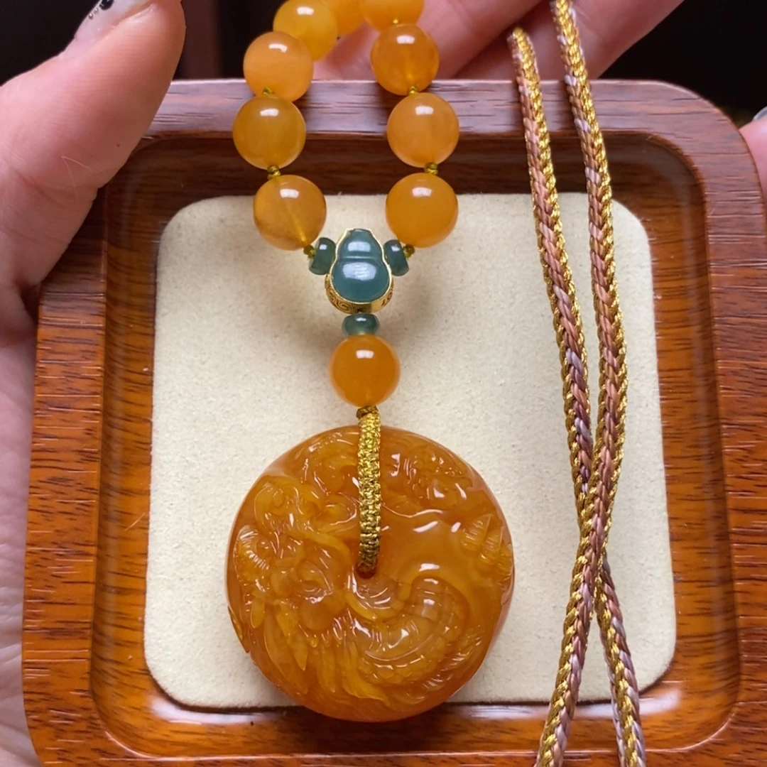 【闪购商品】蜜蜡颈饰未镶嵌项链