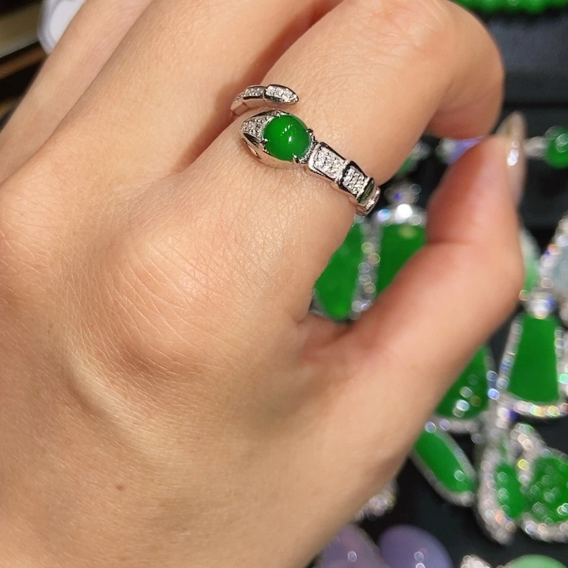 【闪购商品】翡翠戒指未镶嵌天然翡翠