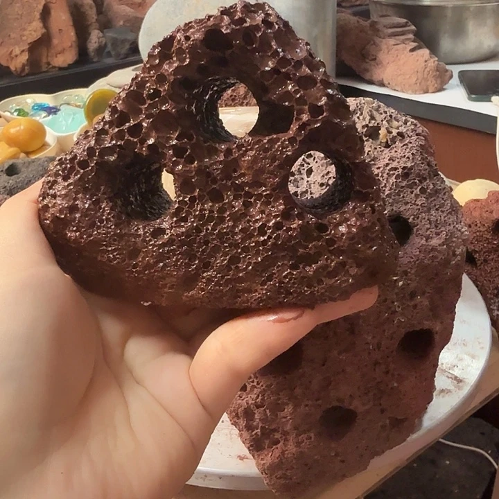 火山石鱼窝，虾窝1个