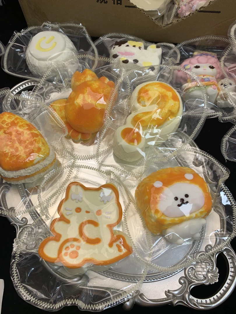 连麦选款 瑕疵场no退no换厚奶泥手感 食品级硅胶捏捏乐