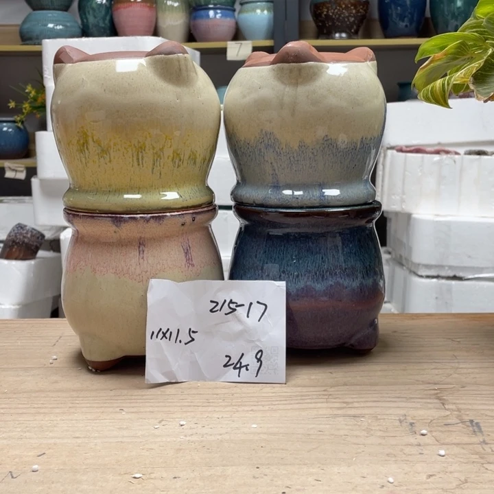 紫砂花盆多肉花盆微瑕17