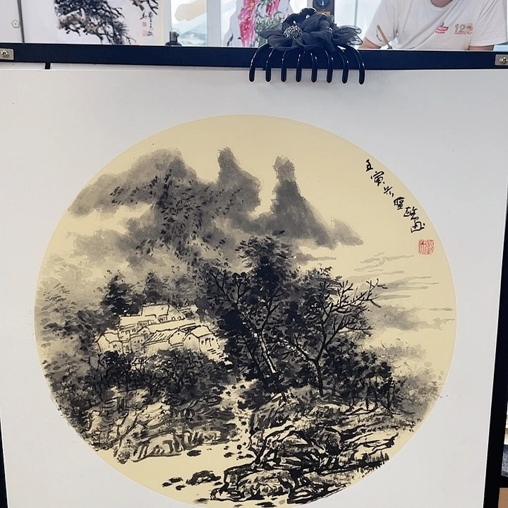 国画张圣敏先生纯手绘作品