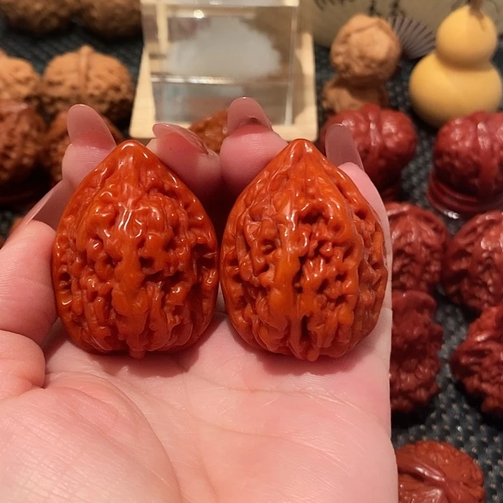 文玩核桃吊坠35超玉化蚂蚁王0580