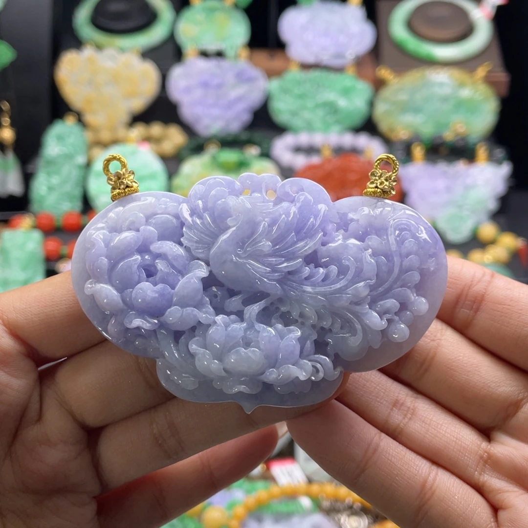 翡翠未镶嵌颈饰代编织