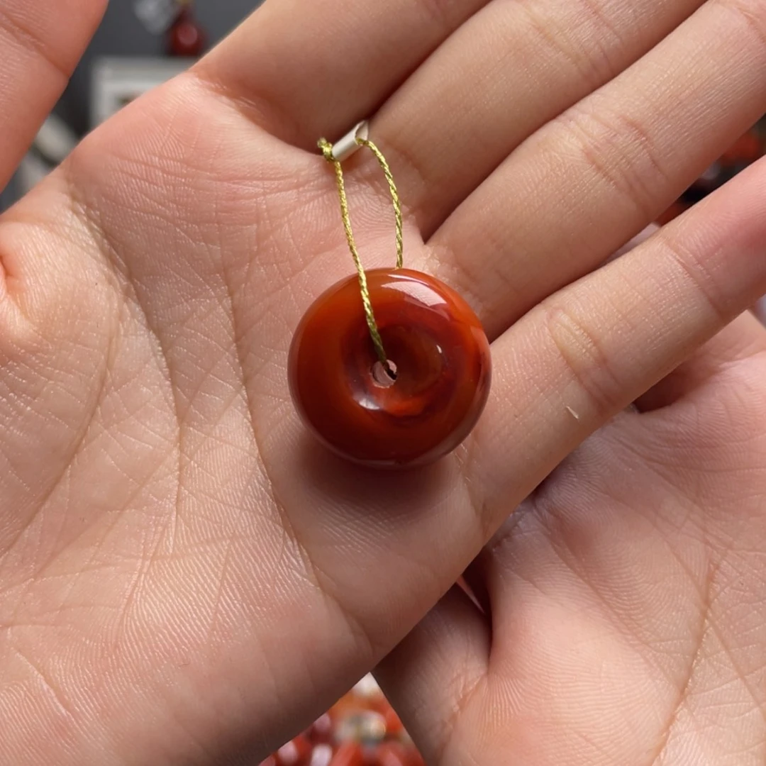 【闪购商品】未镶嵌平安扣南红玛瑙