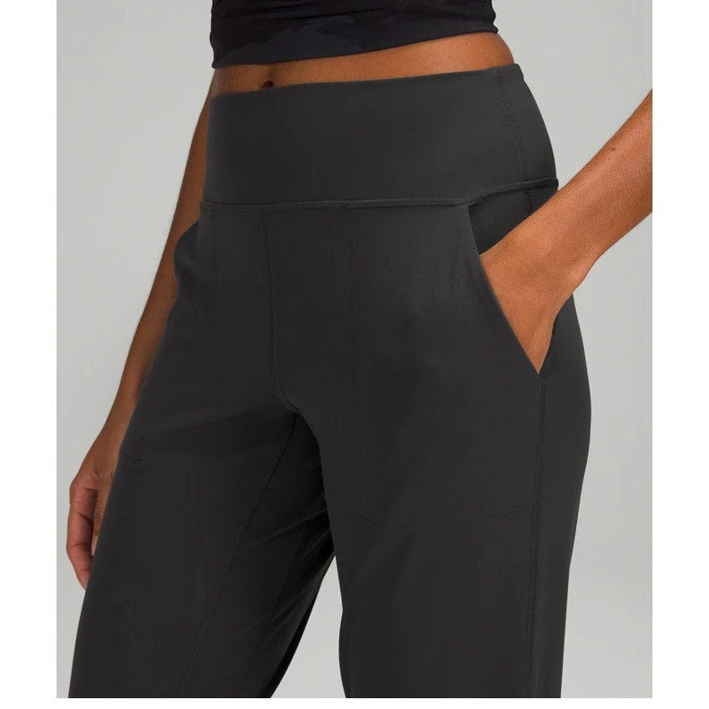 瑜伽裤露露lulu高腰健身裤户外跑步运动裤女吸湿排汗裸感健身美体