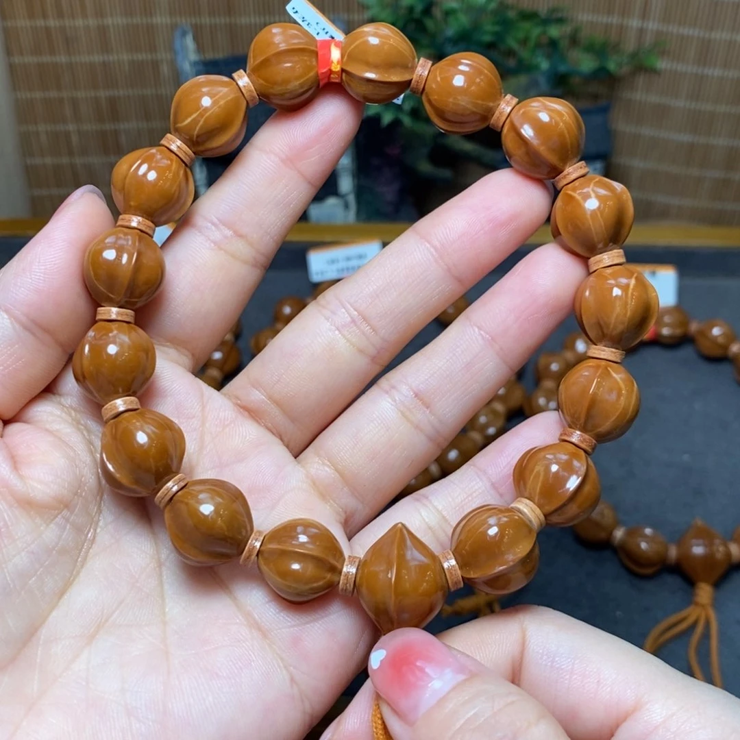 手串/手链橄榄核1.3鲨鱼背素核