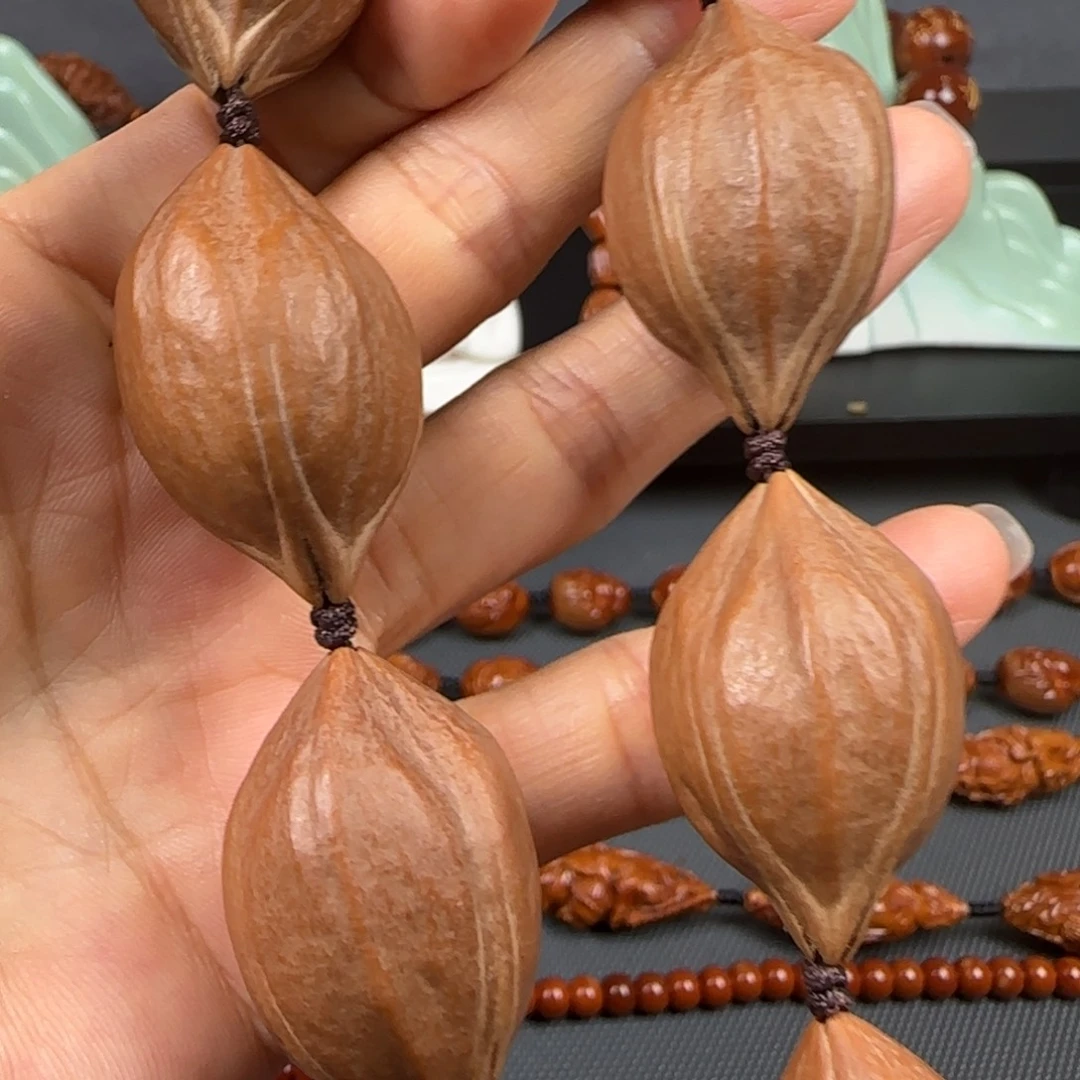 吊坠橄榄核四花原皮素核