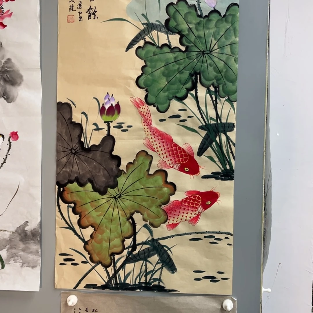 国画宣纸手绘，手工作品