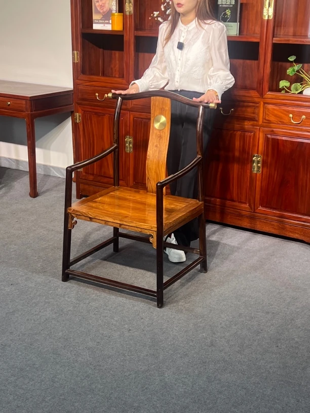 刺猬紫檀主人椅 微瑕孤品