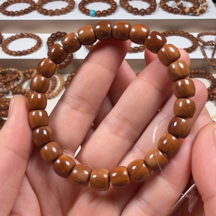 库克手串库克菩提8*9直切珠有冰裂纹介意者慎拍