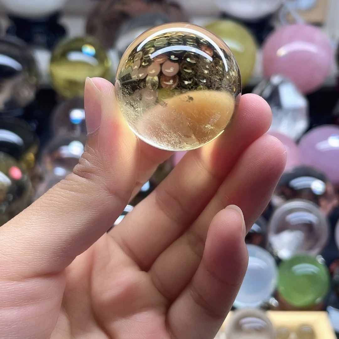 水晶珠宝半成品未镶嵌黄水晶k3.5