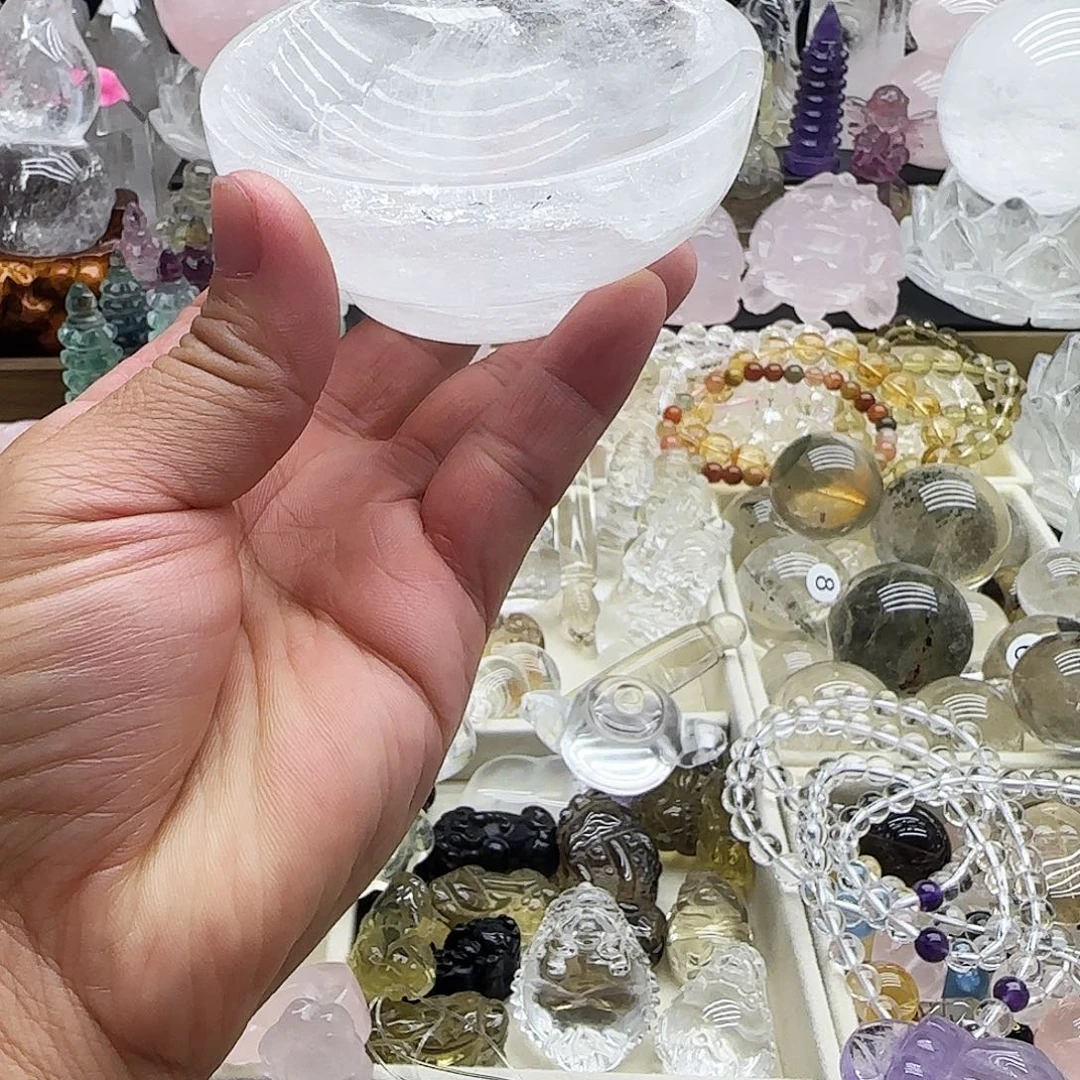 水晶车挂未镶嵌摆件