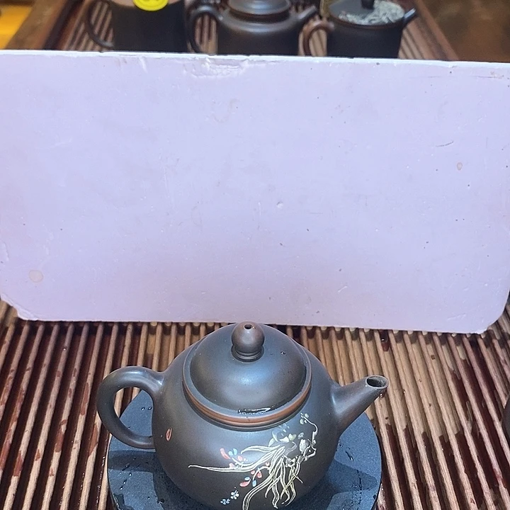 紫砂茶壶司*哥200cc14孔坭兴陶