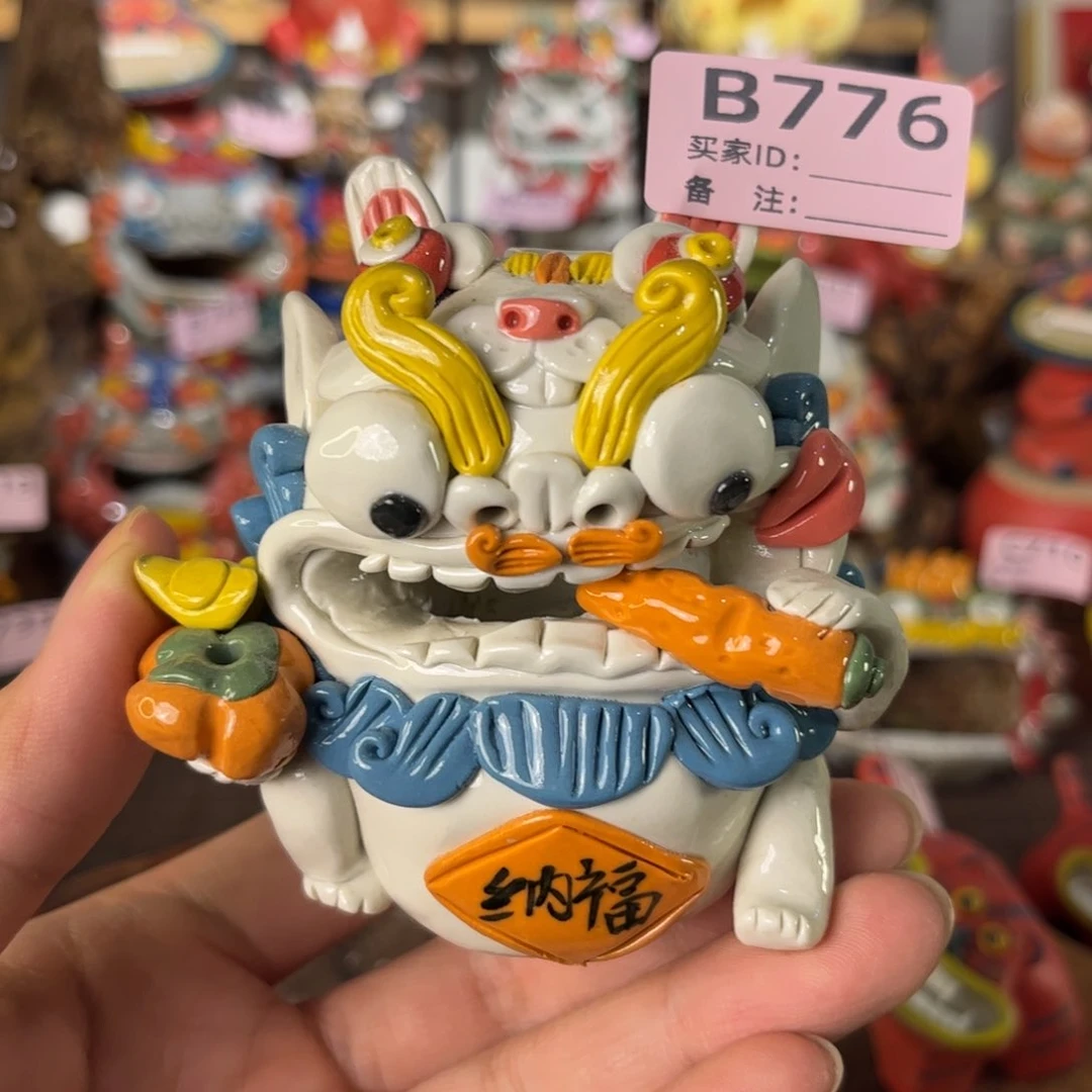 泥塑纯手工茶宠摆件