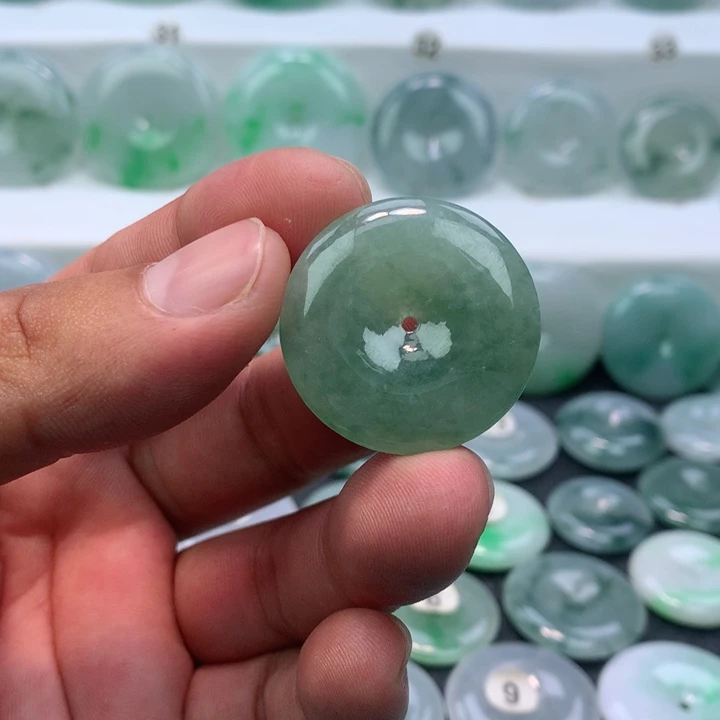 颈饰未镶嵌翡翠缅甸天然A货翡翠29.6-5.9