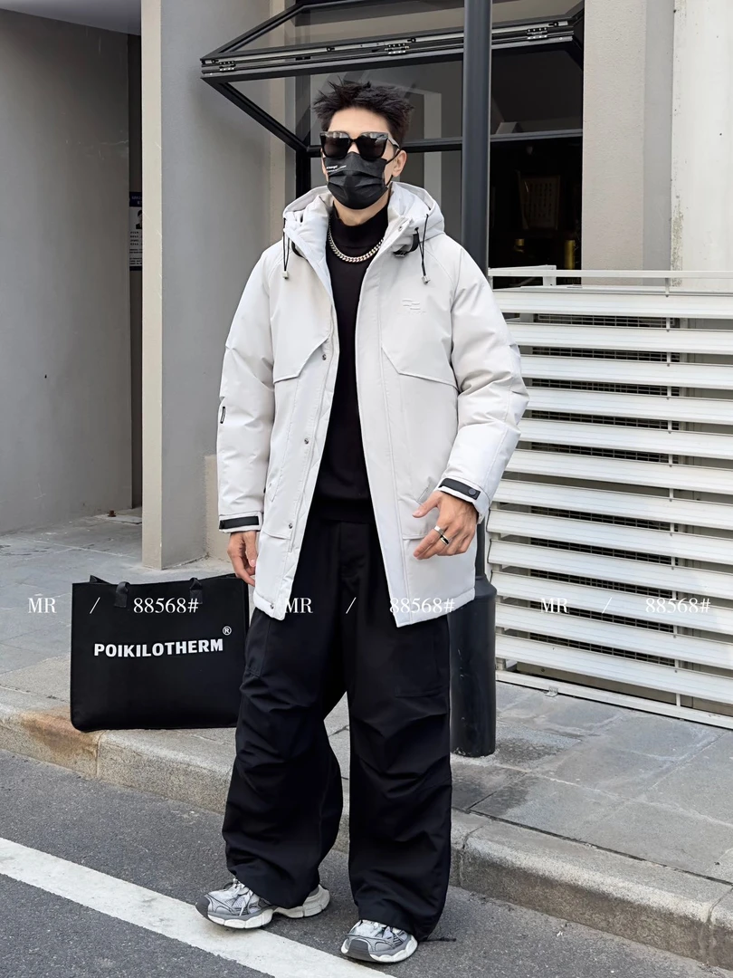 88568#【闯境冰川】加厚连帽百搭冲锋工装显瘦情侣款贝极（无水洗标）