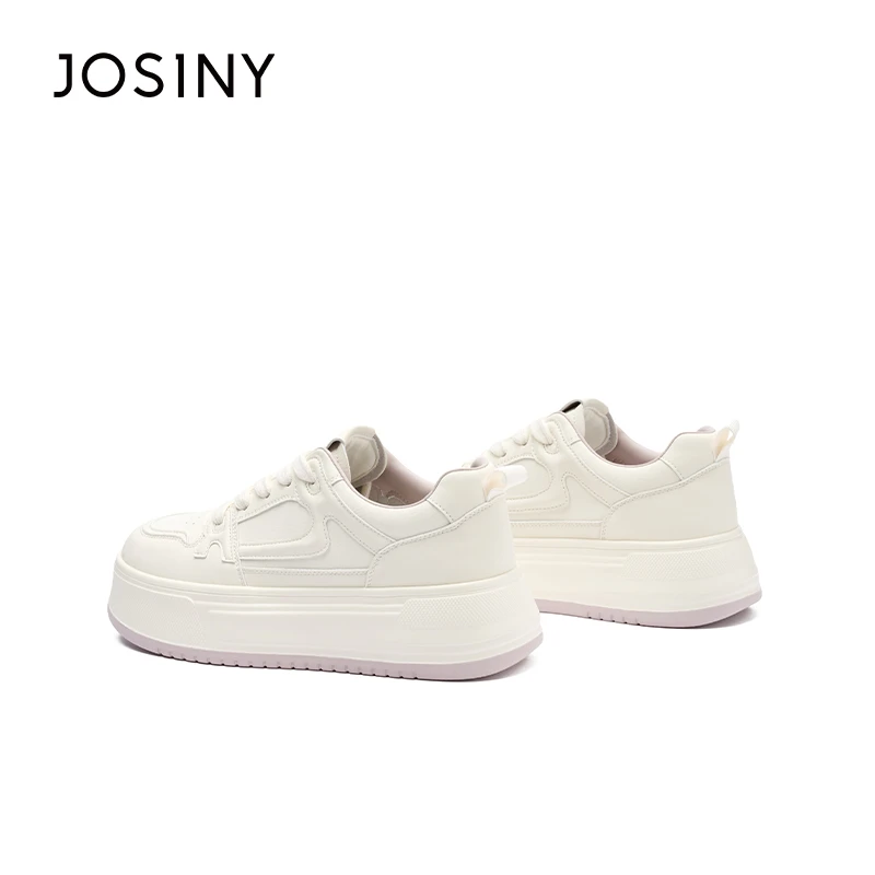 卓诗尼2025爆款春季透气女鞋显脚小板鞋女款休闲时尚百搭小白鞋