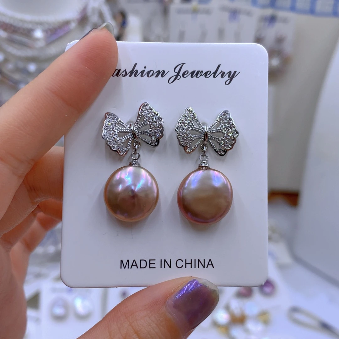 淡水珍珠颈饰银S925镶嵌