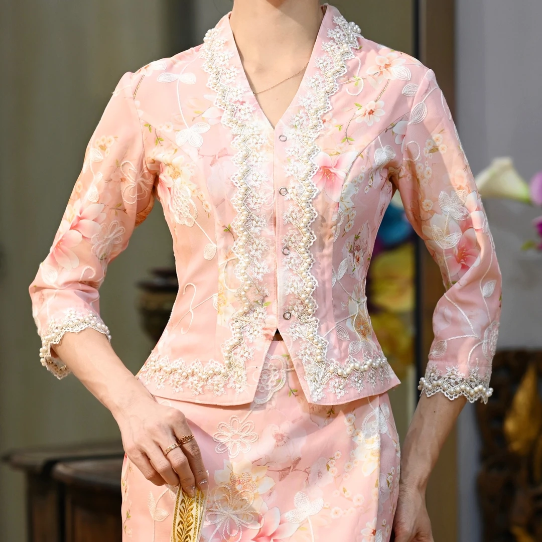 云南西双版纳隋金金傣装原创少数民族休闲气质女装新款傣族民族风