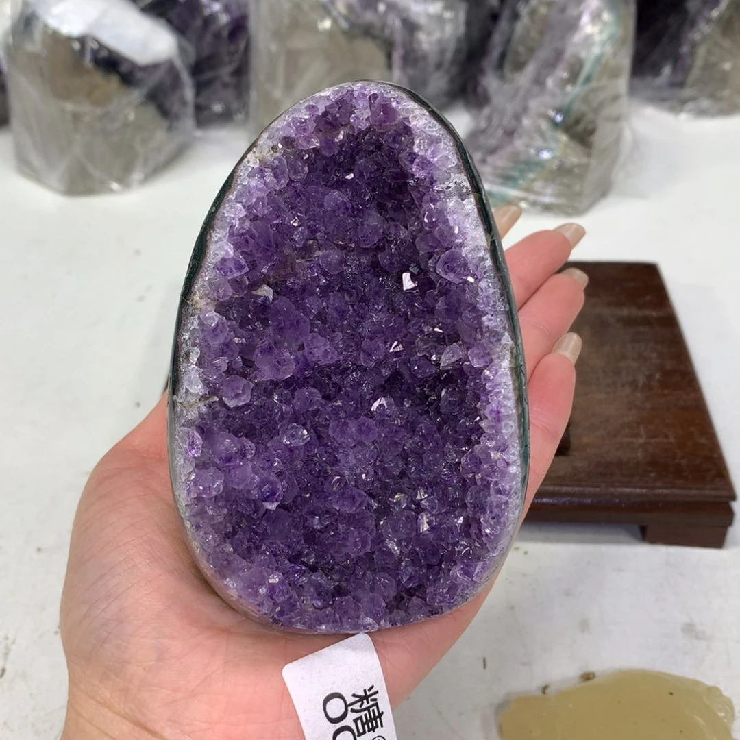 紫晶摆件未镶嵌水晶