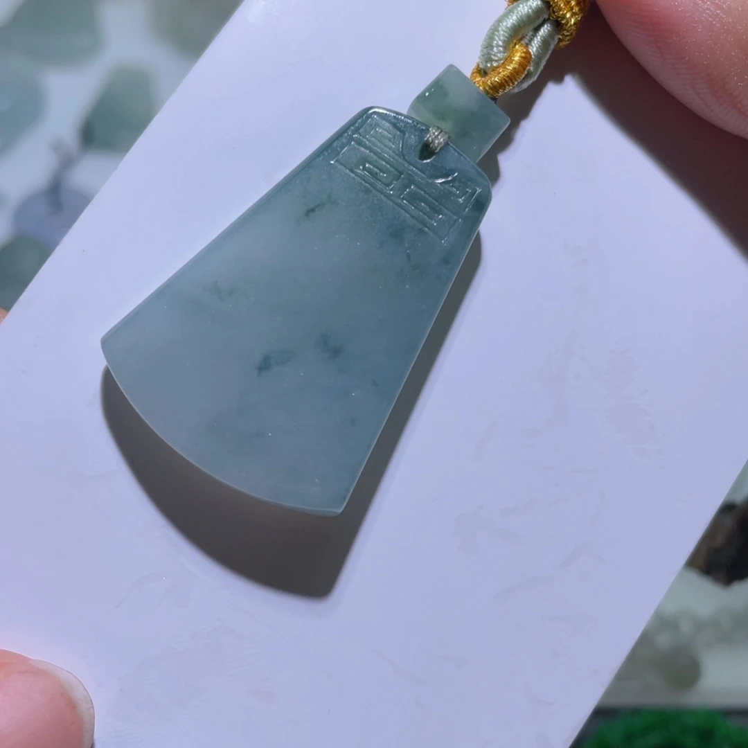 定制翡翠未镶嵌无事牌