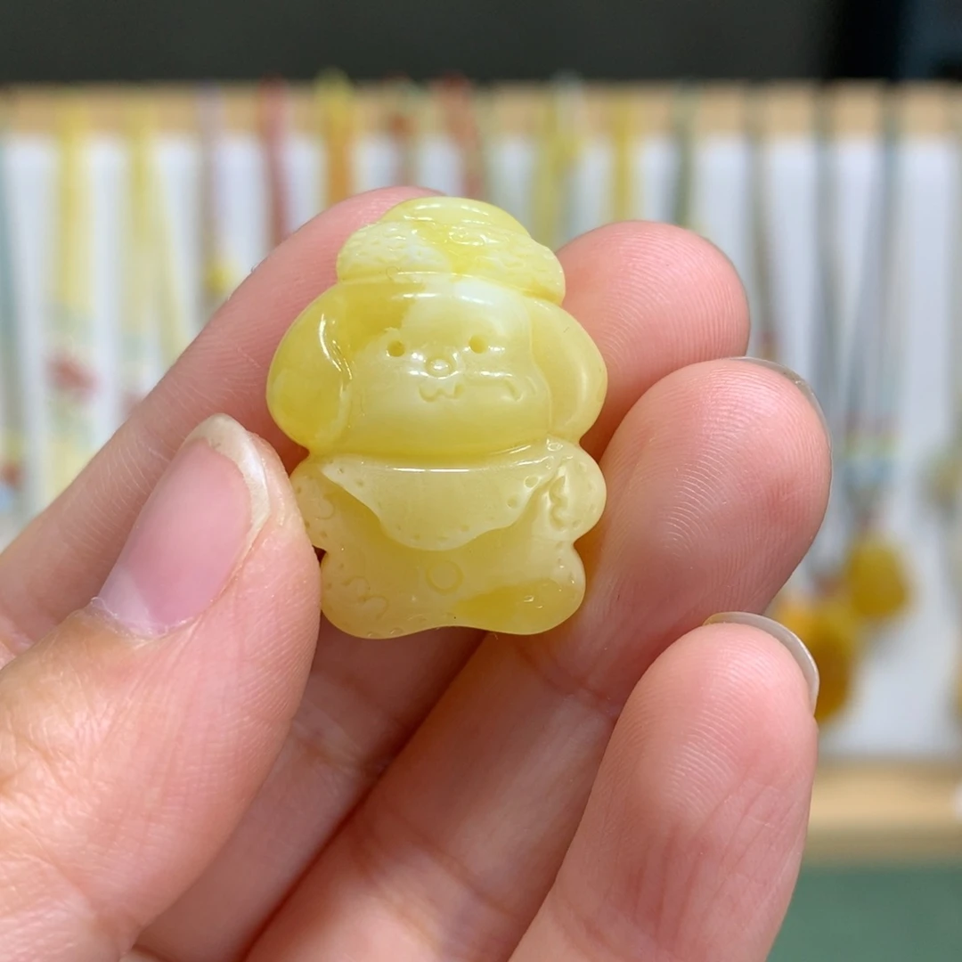 蜜蜡裸石未镶嵌配饰