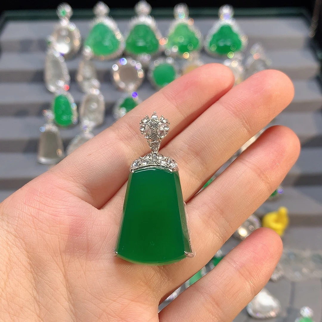 银S925镶嵌颈饰玛瑙/玉髓